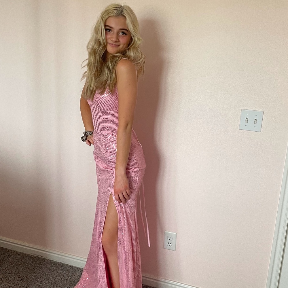 BerLinnova Pink Sequin Prom Dress - NWT